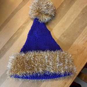 Hand Made Crocheted Santa / Elf Hat